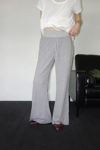 [4 colors][Selectable length] Air-cooled bootcut pants