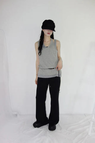 [4 colors][Selectable length] Air-cooled bootcut pants