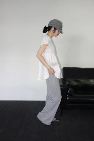 [4 colors][Selectable length] Air-cooled bootcut pants