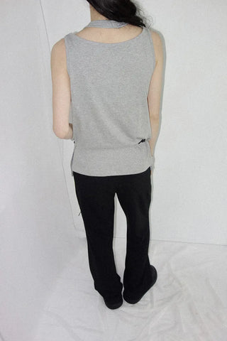 [3 colors] Latch Layered Dangle Sleeveless
