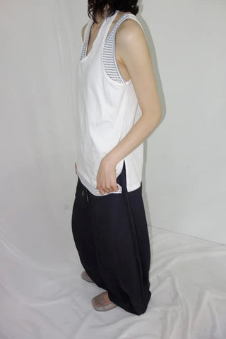 [3 colors] Latch Layered Dangle Sleeveless