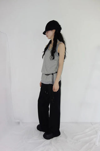 [3 colors] Latch Layered Dangle Sleeveless