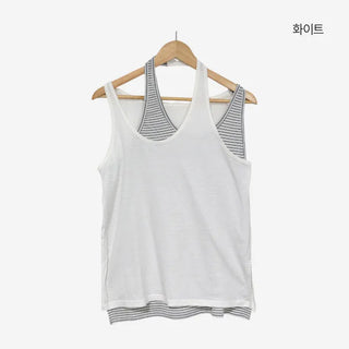 [3 colors] Latch Layered Dangle Sleeveless