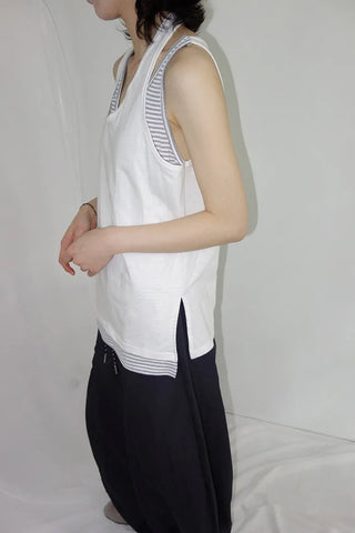 [3 colors] Latch Layered Dangle Sleeveless