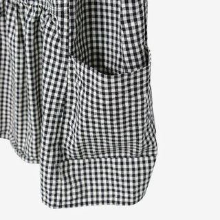[3 colors] Henley neck pocket blouse