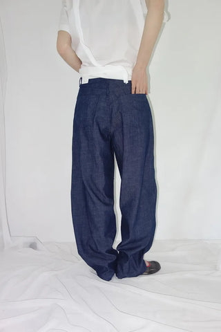 Delon Fade Denim Balloon Pants