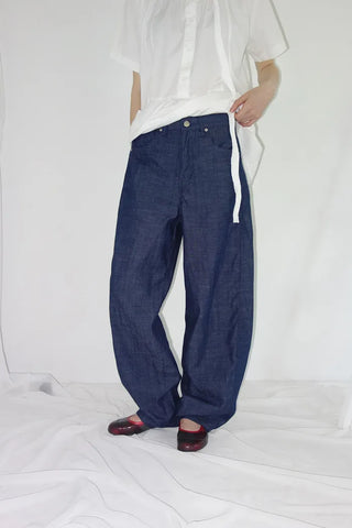 Delon Fade Denim Balloon Pants