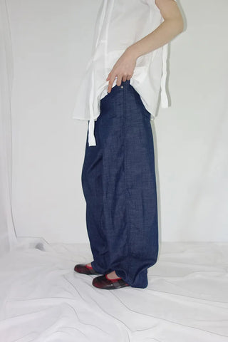 Delon Fade Denim Balloon Pants