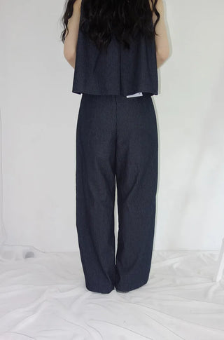 [4 colors] Leader Stripe Banding Pants