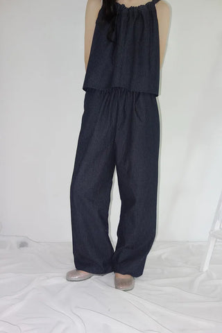 [4 colors] Leader Stripe Banding Pants