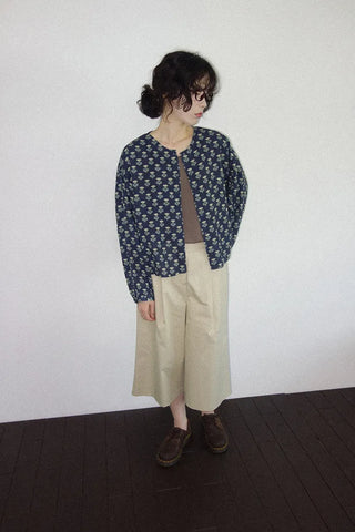 Leaf Round Neck Flower Shirt