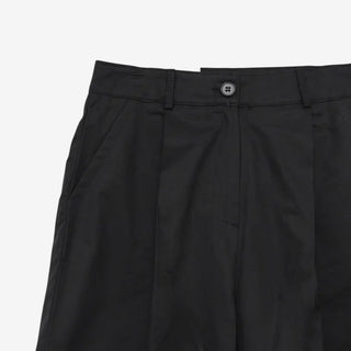 [3 colors] Flared Pintuck Bermuda Pants