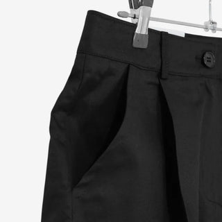 [3 colors] Flared Pintuck Bermuda Pants