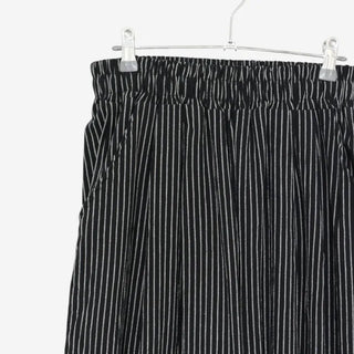 [2 colors] Nero Stripe Linen Balloon Pants