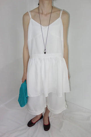 [4 colors] Roll-up Banding Bermuda Pants