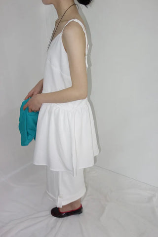 [4 colors] Roll-up Banding Bermuda Pants