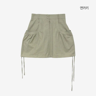 [3 colors] Jose Pumpkin Balloon Midi Skirt