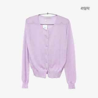 [10 colors] Michichi Sheer Round Cardigan