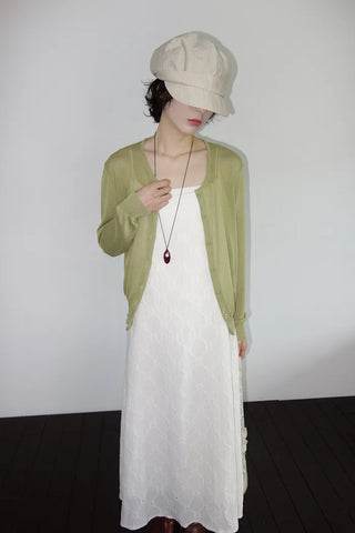 [10 colors] Michichi Sheer Round Cardigan
