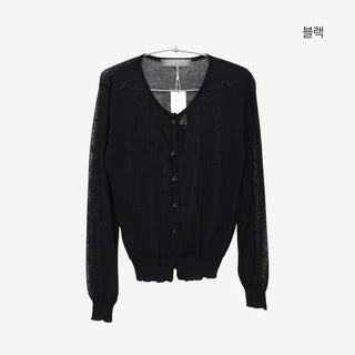 [10 colors] Michichi Sheer Round Cardigan