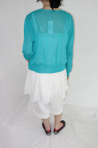 [10 colors] Michichi Sheer Round Cardigan