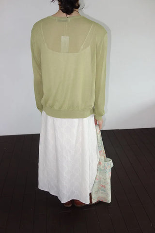 [10 colors] Michichi Sheer Round Cardigan