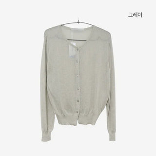 [10 colors] Michichi Sheer Round Cardigan