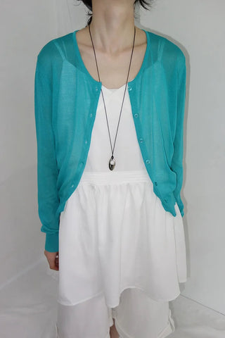 [10 colors] Michichi Sheer Round Cardigan