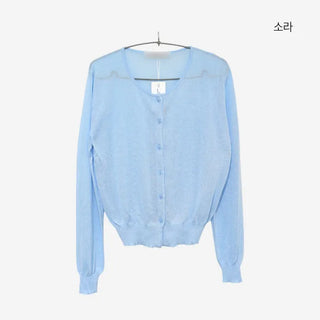 [10 colors] Michichi Sheer Round Cardigan