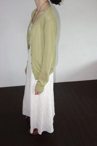 [10 colors] Michichi Sheer Round Cardigan
