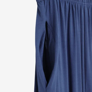 [2 colors] Forty flattering banding harem pants