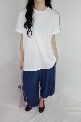 [2 colors] Forty flattering banding harem pants
