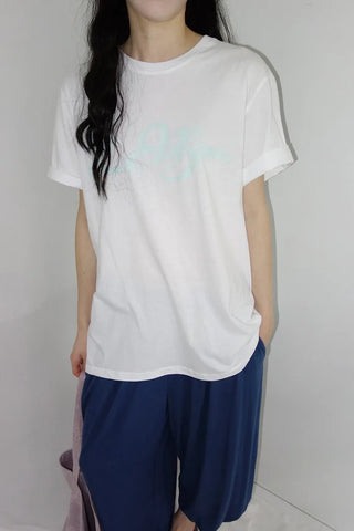[2 colors] Forty flattering banding harem pants