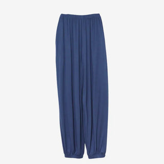 [2 colors] Forty flattering banding harem pants