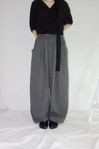[2 colors] Karma String Stripe Dress