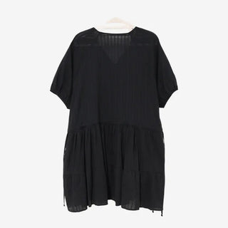 [2 colors] Karma String Stripe Dress