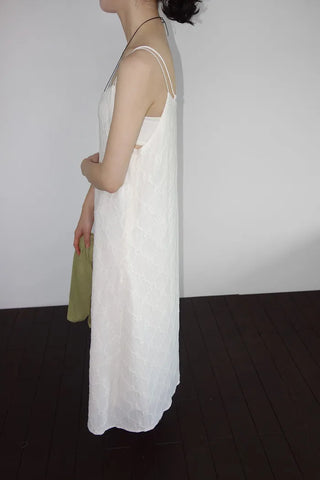 Fifty-Perforated Long Dress
