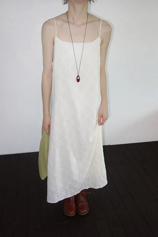 Fifty-Perforated Long Dress