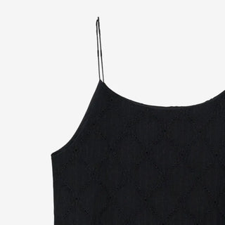 Fifty-Perforated Long Dress