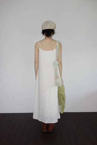 Fifty-Perforated Long Dress