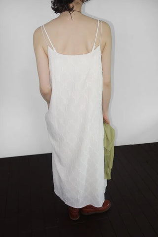 Fifty-Perforated Long Dress