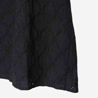 Fifty-Perforated Long Dress