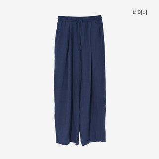 [4 colors] Ice Pintuck Wide Pants