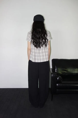 [4 colors] Ice Pintuck Wide Pants