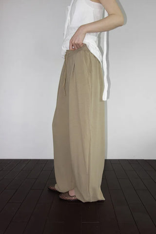 [4 colors] Ice Pintuck Wide Pants
