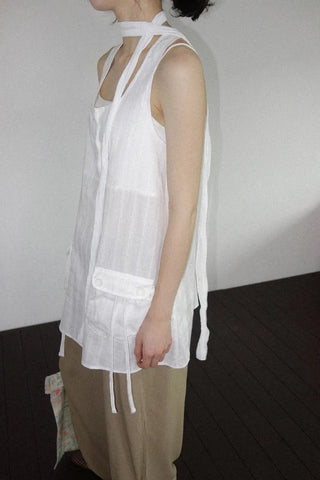 [3 colors] Harling Sleeveless Pocket Mini Dress