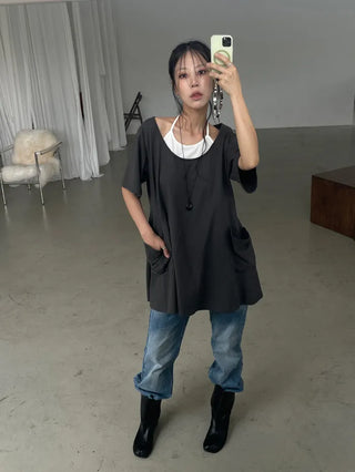 [2 colors] Drop Necklace