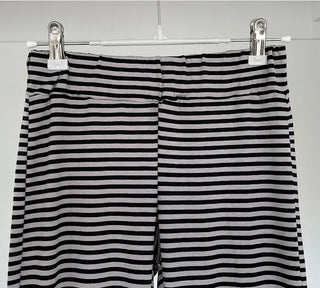 [2 colors] Striped French Leggings