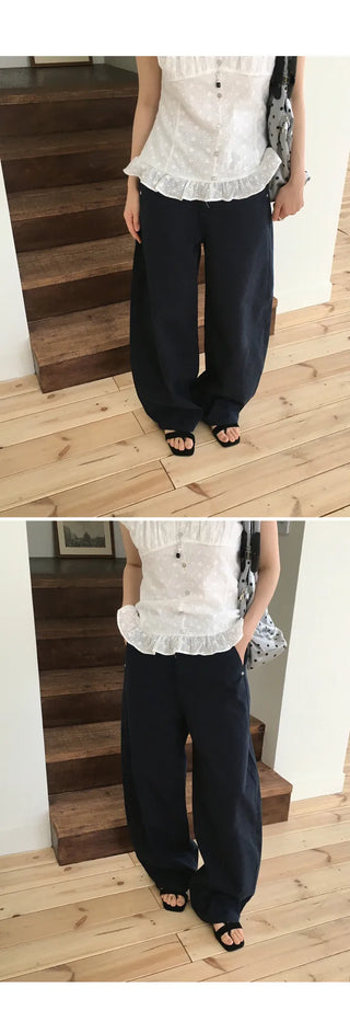 [Summer/Off-Shoulder/Travel Look] Marina Embroidery Short-Sleeve Blouse