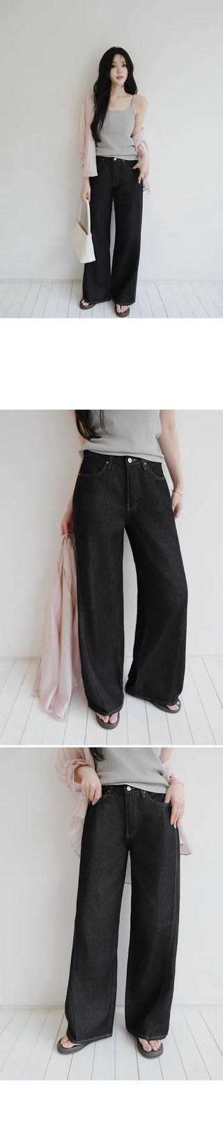 Summer Up Non-Fade Quality Low Denim Pants